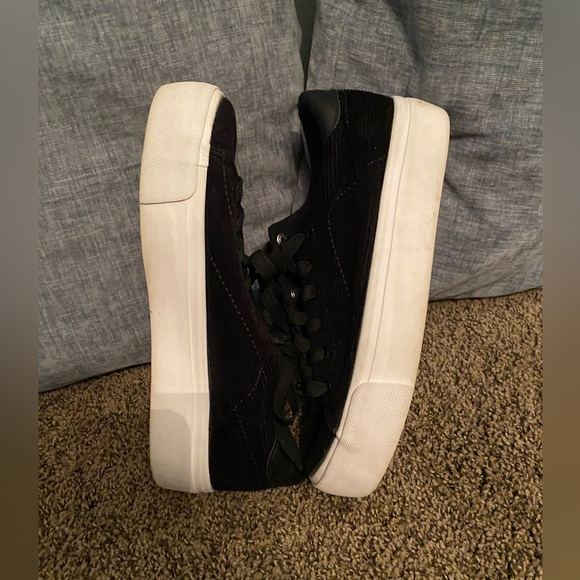 Black Platform Womens Sneakers - Size 9 - Picture 5 of 6